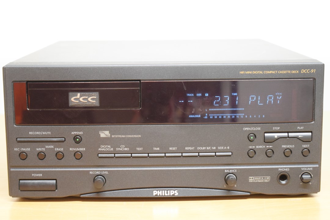 Philips DCC-91 DCC Cassette Deck  			
